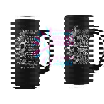 Pregnancy Infant Loss Awareness Strength Mommy Of Angel Coffee Mug - Monsterry