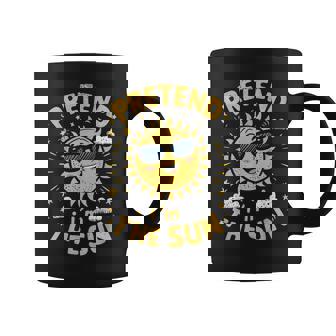Pretend I'm The Sun Lazy Halloween Matching Costume Coffee Mug - Seseable