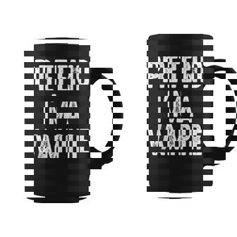 Pretend I'm A Vampire Family Matching Halloween Costume Tank Top Graphic Print Coffee Mug - Monsterry