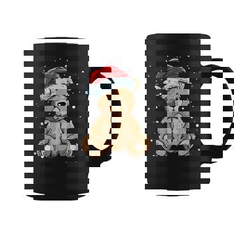 Pretty Cool Teddy With Santa Claus Hat For Bears And Xmas Coffee Mug - Thegiftio UK