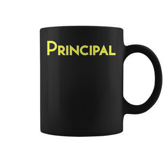 Principal School College Corporate Event Clothing Coffee Mug - Monsterry DE