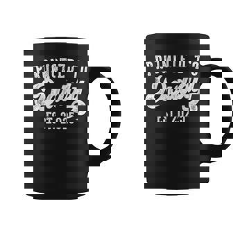Promoted To Daddy Est 2025 Dad To Be New Daddy Coffee Mug - Thegiftio UK