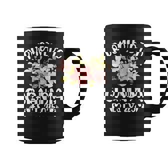 Promoted To Grandma 2025 First Time Nana Floral New Grandma Coffee Mug - Thegiftio