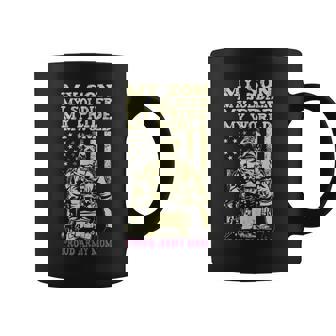 Proud Army Grandma Camouflage Soldier Family Love Military Graphic Print Coffee Mug - Monsterry