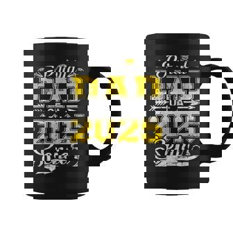 Proud Dad Of A 2025 Senior Graduate Vintage Coffee Mug - Monsterry