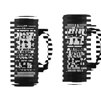 Proud Dad Of A Awesome Hailey Father Daughter Name Coffee Mug - Monsterry