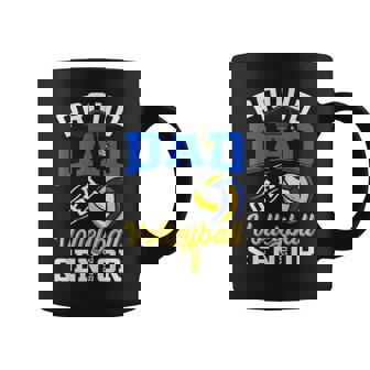 Proud Dad Of A Volleyball Senior Class Of 2025 Graduation Coffee Mug - Monsterry