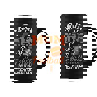 Proud Mom Of A Football Senior Class Of 2025 Graduation Coffee Mug - Thegiftio UK