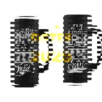 Proud Sister Of A 2025 Senior Graduate Graduation Coffee Mug - Monsterry