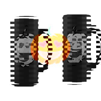 Pumpkin Big Smile & Love Eyes Halloween Costume Coffee Mug - Thegiftio UK
