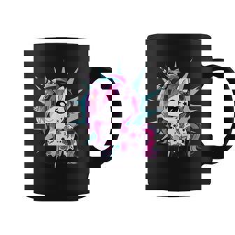 Punk Unicorn Zombie With Tats Premium Graphic Print Coffee Mug - Monsterry