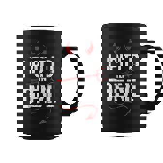 I Put D In Devil Halloween Matching Couple Women Coffee Mug - Thegiftio UK