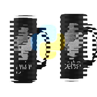 Python Coder Programador Programador Programador Desarrolladores Taza de café - Regaloses