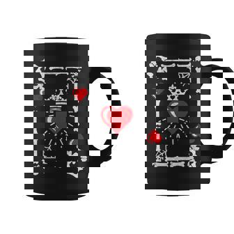 Queen Of Hearts Card Costume Halloween Queen Of Hearts Coffee Mug - Thegiftio UK