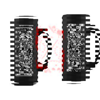 Queen Of Hearts Girls Casino Blackjack Poker Coffee Mug - Thegiftio UK