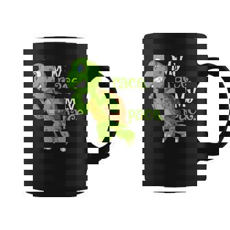 My Race My Pace Turtle Running For Health And Happiness Fun Coffee Mug - Seseable
