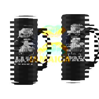 Rasta Reggae Lips Mouth Jamaican Music Kissing Coffee Mug | Seseable UK