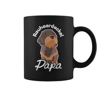 Rauhaard Dachshund Papa Dachshund Teckel Rauhaard Dachshund Tassen - Geschenkecke