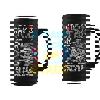 Ready To Attack 3Rd Grade Shark 3Rd First Day School Coffee Mug - Seseable