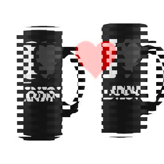 Red Heart I Love London Coffee Mug - Thegiftio UK