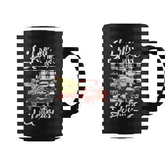 Red Truck Holidays Oklahoma Country Farmhouse Christmas Graphic Print Coffee Mug - Monsterry