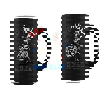 Red White Blue Skeleton Radiology Xray Tech 4Th Of July Coffee Mug - Thegiftio