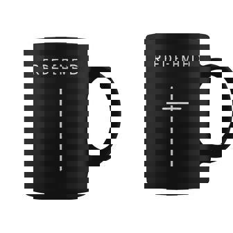 Redeemed Cross Minimalist Christian Religious Jesus Coffee Mug - Thegiftio UK