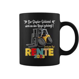 Rente Pension 2023 Forklift Tassen - Geschenkecke