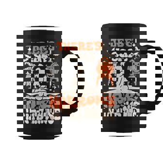 There's Some Horrors In This House Ghost Pumpkin Halloween Coffee Mug - Thegiftio UK
