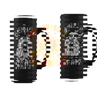 Respiratory Therapist Fall Lung Thanksgiving Pulmonologist Coffee Mug - Monsterry
