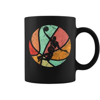 Retro Basketball Player Dunk Silhouette Tassen - Seseable