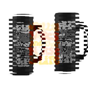 Retro Fall Vibes And That Nurse Life Thanksgiving Nurse Fall Coffee Mug - Monsterry