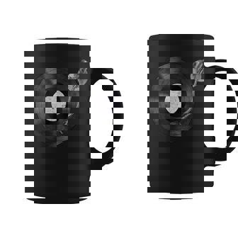 Retro Rock & Roll Vinyl Record Music Melting Graphic s Coffee Mug - Thegiftio UK