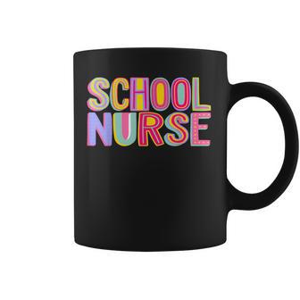 Retro School Nurse Nursing Groovy Nurse Retro Pink Nurse Coffee Mug - Monsterry