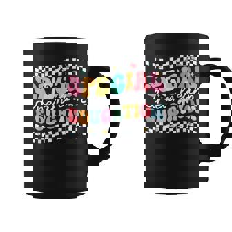 Retro Special Education Squad Groovy Dream Team Sped Teacher Coffee Mug - Monsterry