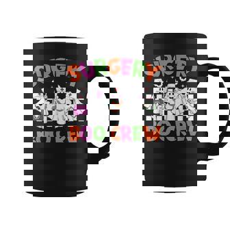 Retro Surgery Boo Crew Surgical Tech Halloween Costumes Coffee Mug - Thegiftio