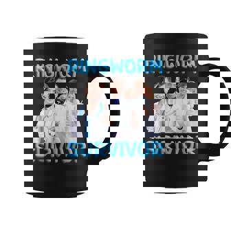 Ringworm Survivor Oddly Specific Dank Meme Coffee Mug - Monsterry