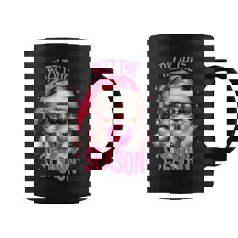 Rizz The Season Christmas Rizzmas Pink Santa Rizzler Coffee Mug | Seseable UK
