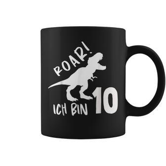 Roar Ich Bin 10 Jahre Alt 10Th Birthday T-Rex Dino Tassen - Geschenkecke