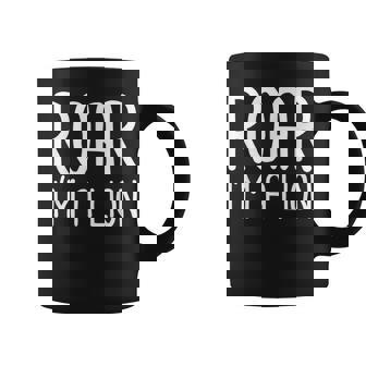 Roar I'm A Lion And Lazy Costume For Halloween Parties Coffee Mug - Thegiftio UK
