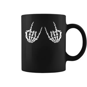 Rock & Roll Skeleton Hand Tassen - Geschenkecke