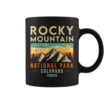 Rocky Mountain Est 1915 Colorado Vintage Retro National Park Coffee Mug - Thegiftio