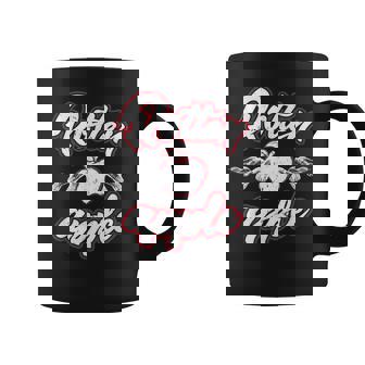 Rotten Apple Double Snakes Emblem Serpents Coffee Mug - Monsterry