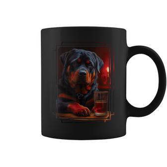 Rottweiler In Pub I Drinking Dog I Dog Bar Rottweiler Tassen - Geschenkecke