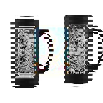 The Salty Bitch Tarot Card Skeleton Coffee Mug - Thegiftio UK