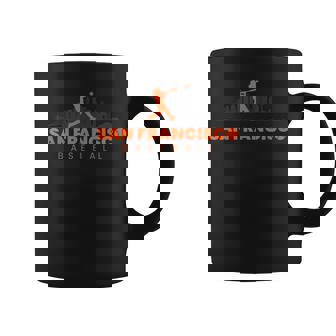 San Francisco Baseball Minimalist Vintage Baseball Lover Coffee Mug | Seseable UK