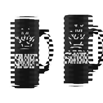 Sandra Queen Crown Nombre Personalizado De Cumpleaños 1 Ganador Taza de café - Regaloses