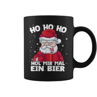 Santa Claus Beer Christmas Ho Ho Hol Mir Mal Ein Bier Tassen - Geschenkecke