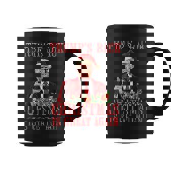 Santa Trump Dance Make Christmas Great Again Ugly Sweater Coffee Mug - Thegiftio UK