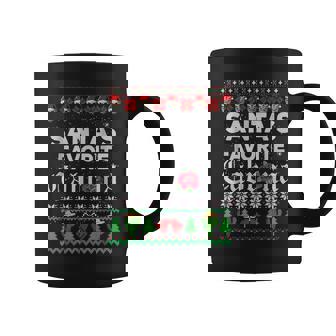 Santa's Favorite Cabrona Ugly Xmas Sweater Skull Coffee Mug - Thegiftio UK